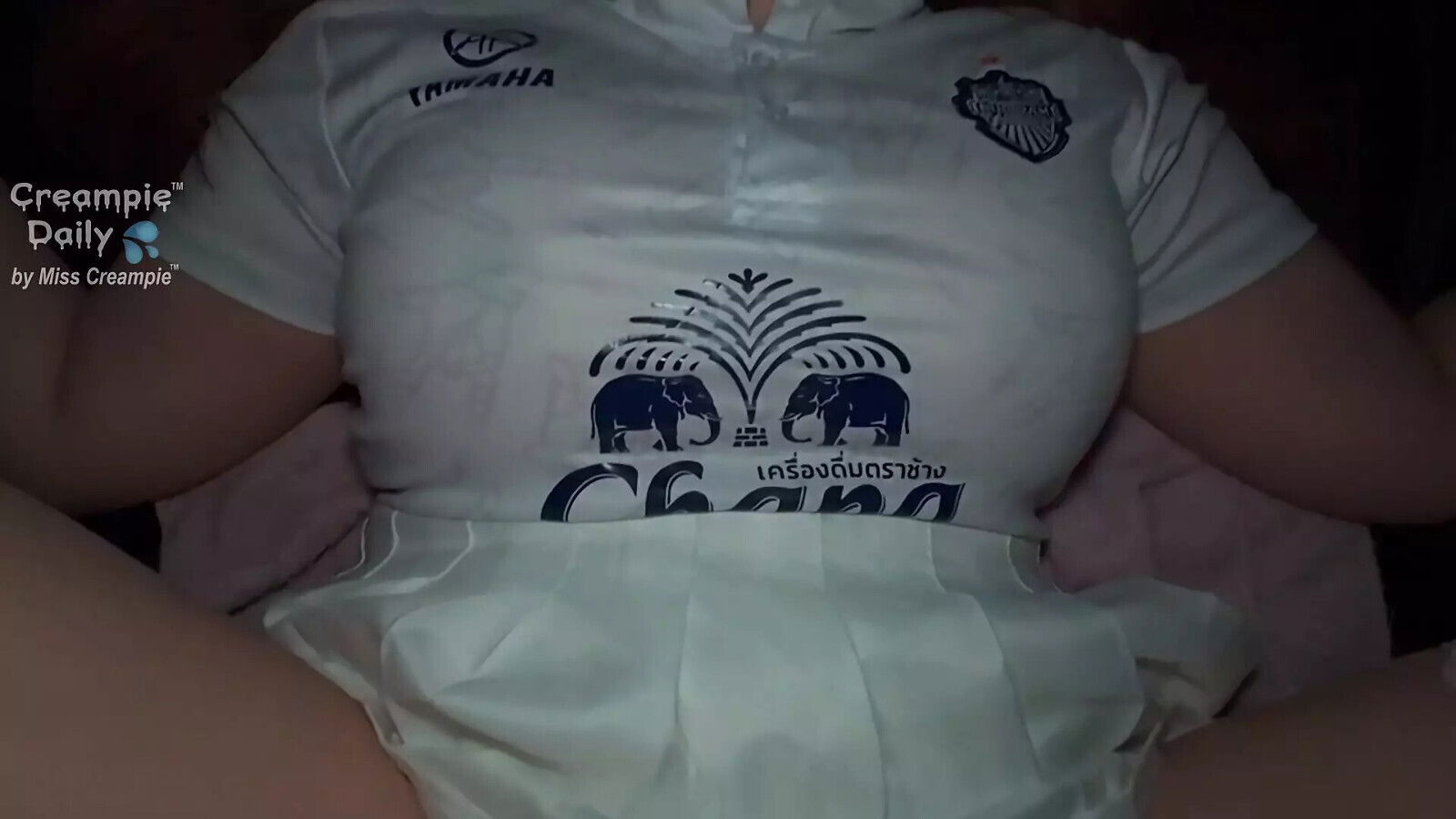 Teen with white skirt love riding dick recieve load