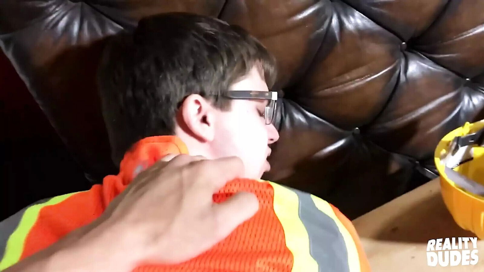 Axel Kane Bends Will Braun Over Work Bench Starts Pounding REALITY DUDES