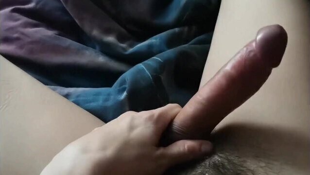 morning massage penis penis releases lubricant from overexcitation