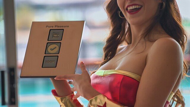 Pure Pleasure 100K: Wonder Woman Fucks Hard Thank Fans