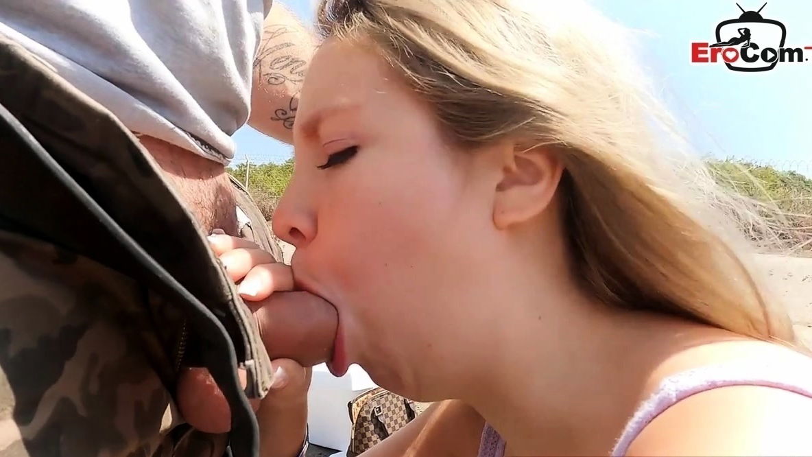 beach with horny girl Samara Lanz