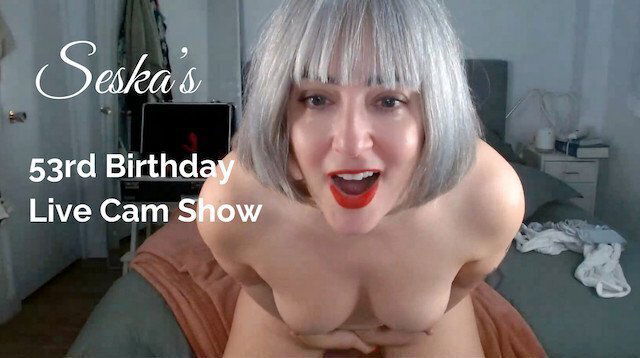 Seska's 53rd Birthday Intense Orgasm Show