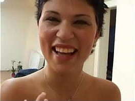 Horny slut opens wide takes hard into warm mouth