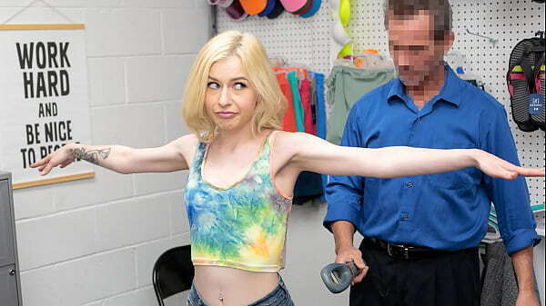 Eighteen Year Teen Caught Attempting Shoplift Store Pervcop