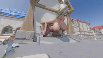 Mercy Outgrows Blizzard World Spawn