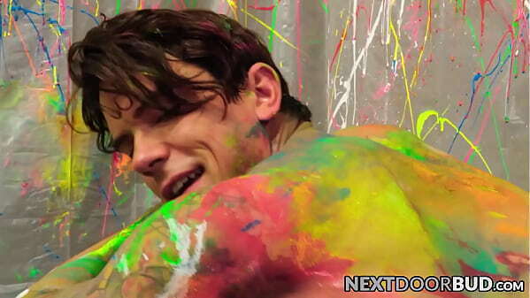 Bearded Johnny drills Dakota hard after flirty painting