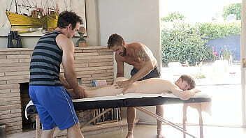 Stepbrother Slowly Moving Toward Stepbro'_s Smooth Hole Unclebangs