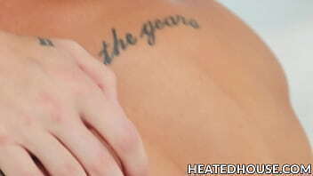 Hunks Aiden enjoys their wide their