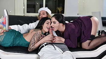 Sheena Ryder Sadie Have Threesome with Stepson Before Leaves Navy Thebadmilf