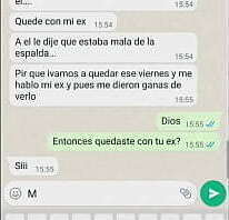 Chat caliente por wasap con chica tinder infiel parte 2