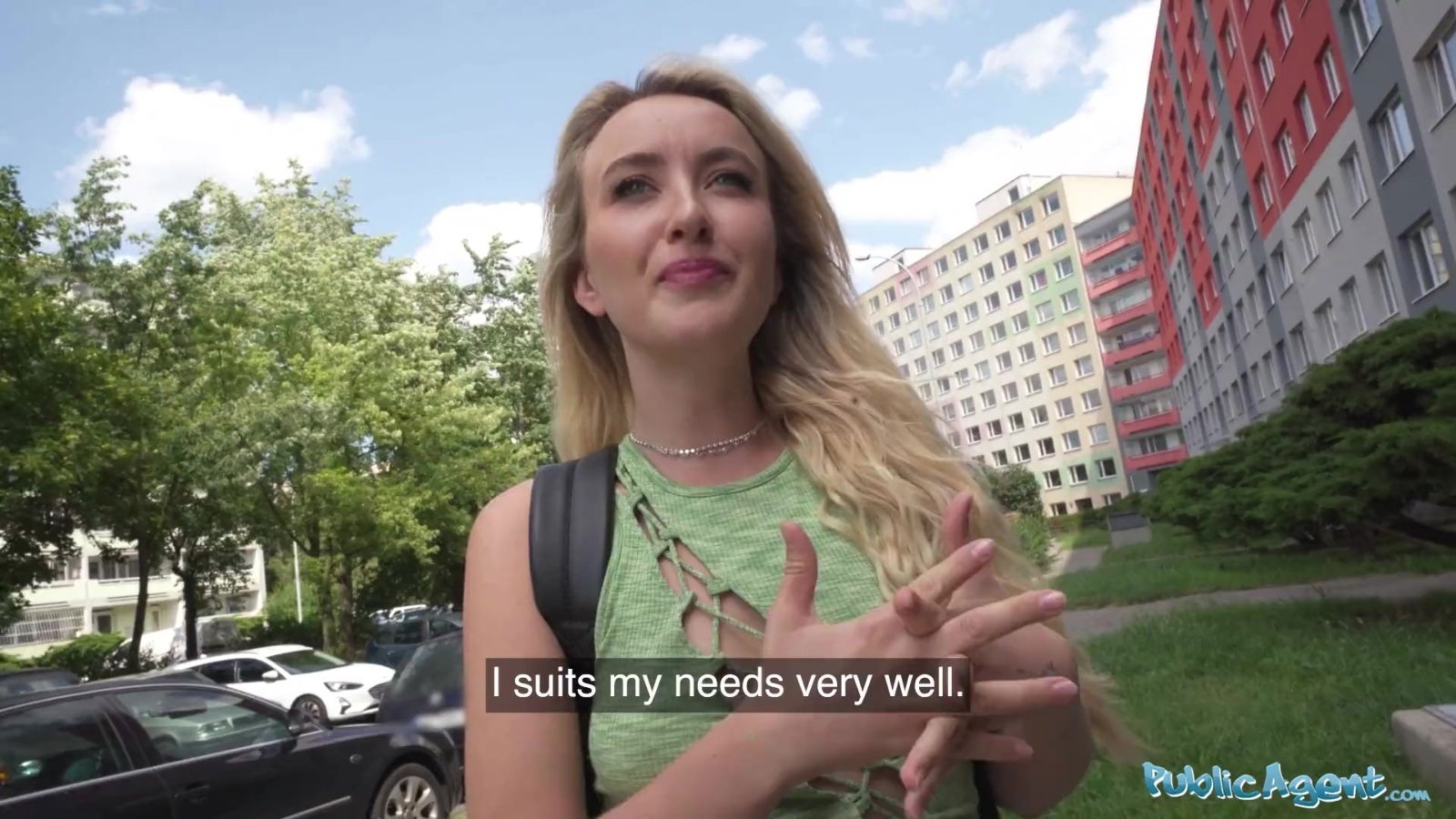 Small tities blonde wants stranger's