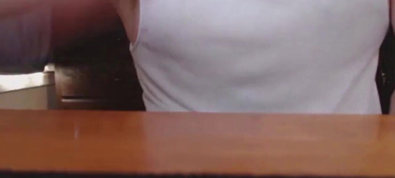 Huge cock athletic white boy jerking on webcam