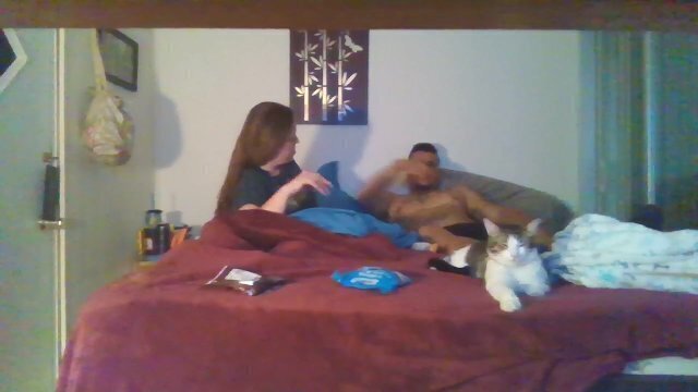 Safe Work Video Purple Diamond Watching Movie Booty Shorts With Neighbor