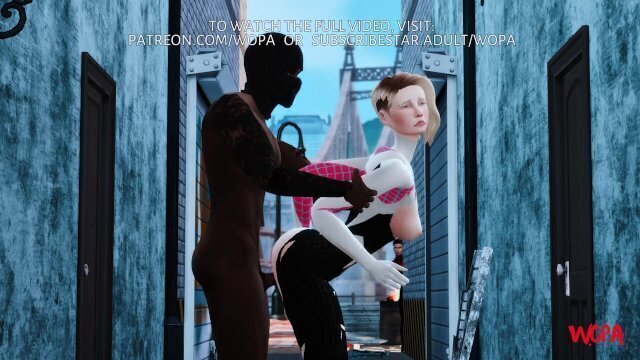 (TRAILER) ADVENTURES GWEN STACY WITH CUCKOLD MILES MORALES [PART