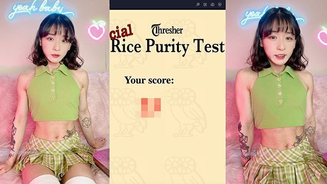 Asian girl Peachy takes Rice Purity Test! STIs? Cheated? Number partners? more
