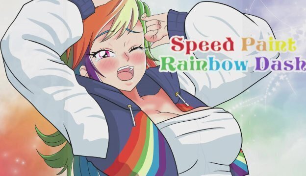Speed Paint Rainbow Dash