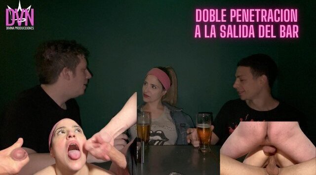 Chica rockera follada DURO DOBLE PENETRACION Salida