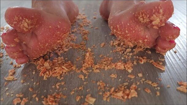 resistência sola esmagamento comida appas crunch