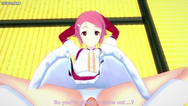 Lisbeth from Sword Online Footjob Hentai