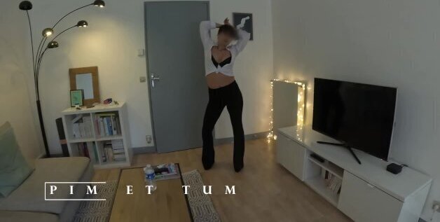 Snow Dance horny host dance tease cameraman