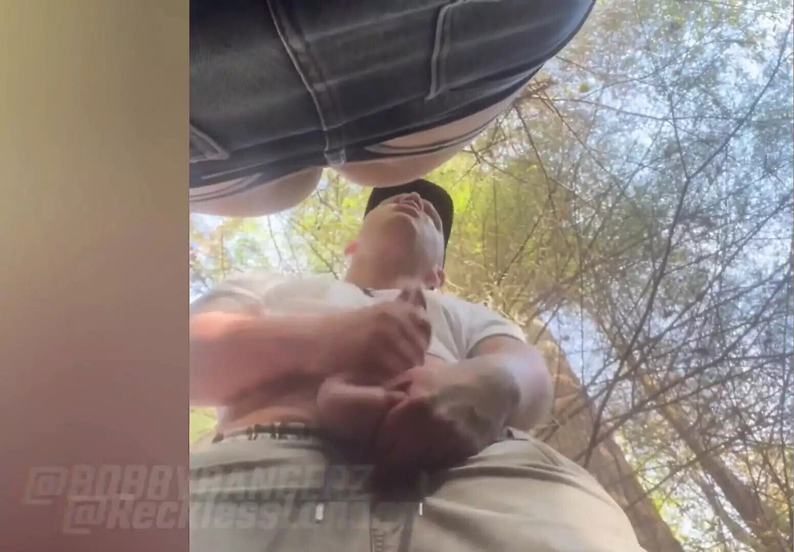 Bent Over Between Some Trees, Gets Rough