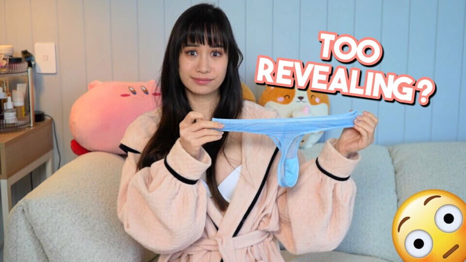 Through Super Sheer Blue Lingerie Haul with Elixir