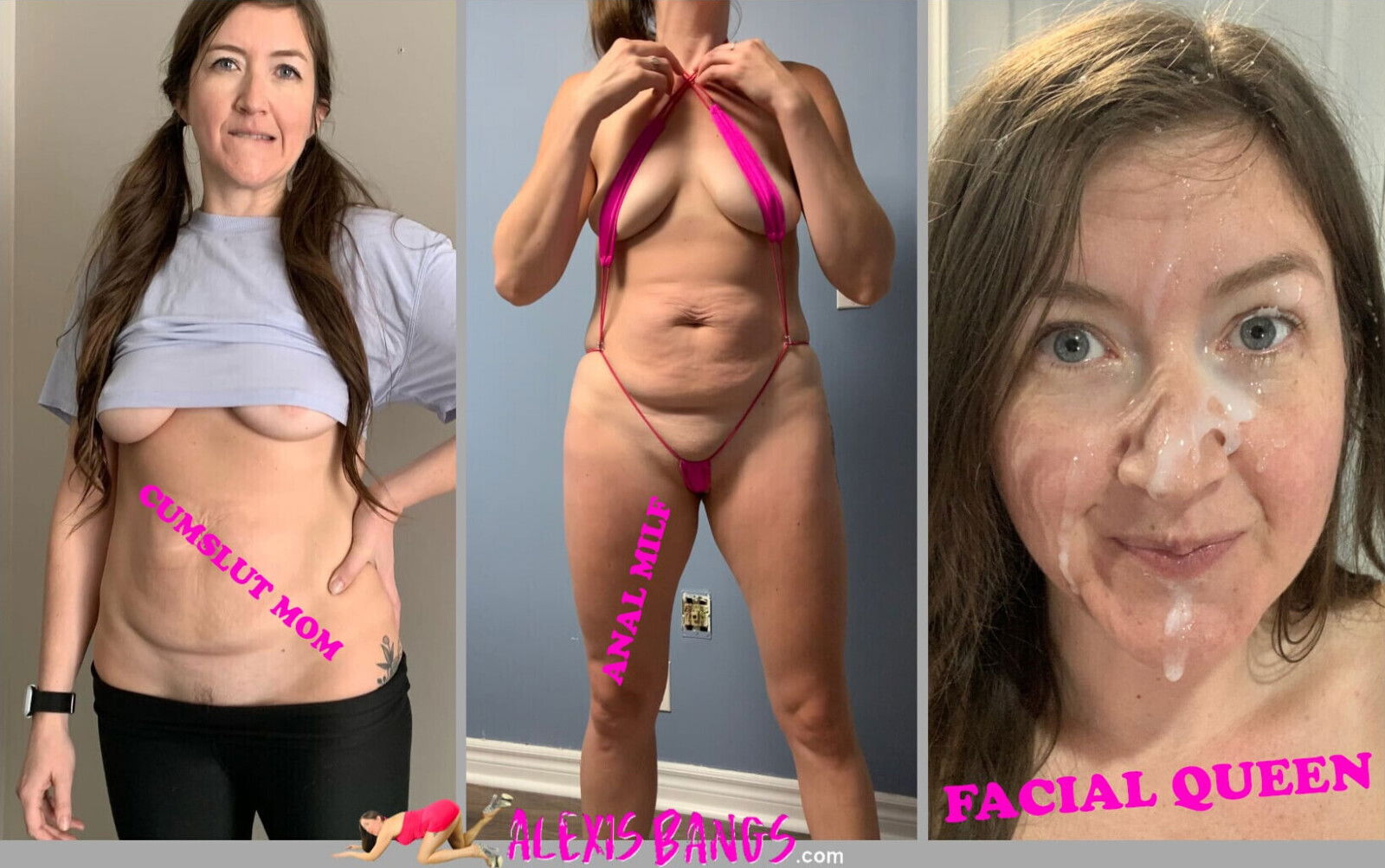 Crazy Facials Cumpilation: Alexis takes multiple loads face