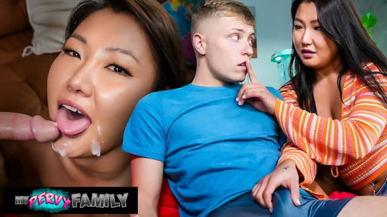Bored Asian Housewife Entertained Stepson's Jade