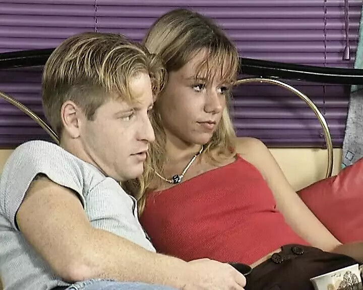 Pretty German teen fucks boyfriend front stranger