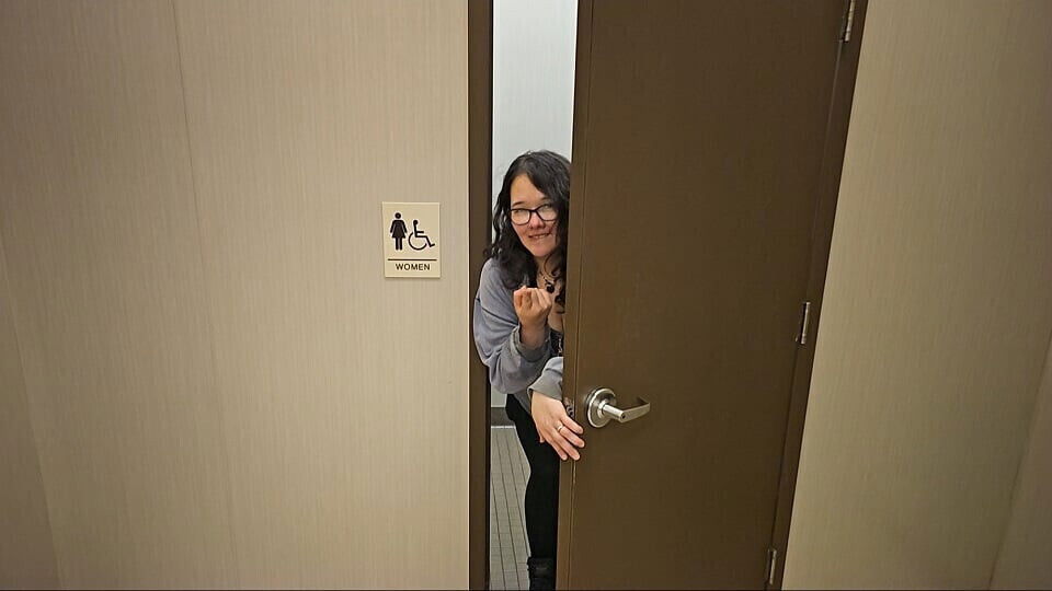 leading stepbrother public bathroom some quick