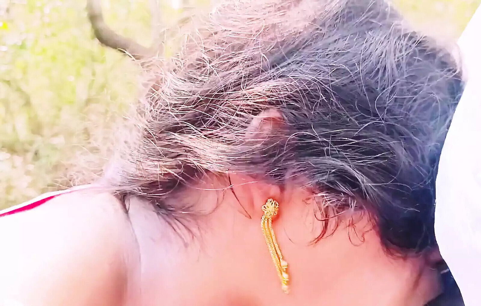 Silk Aunty Outdoor Telugu Dirty Talks.