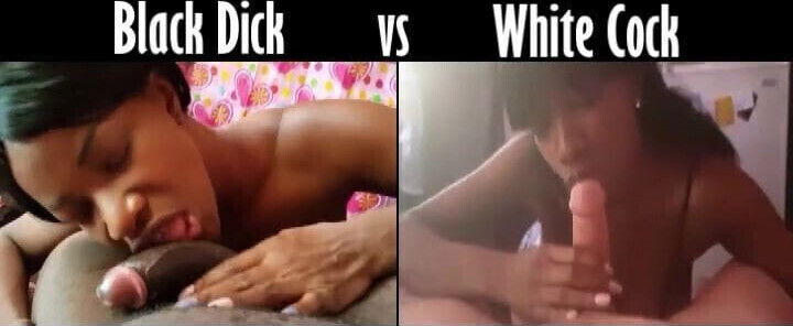 Black Dick vs White Cock 