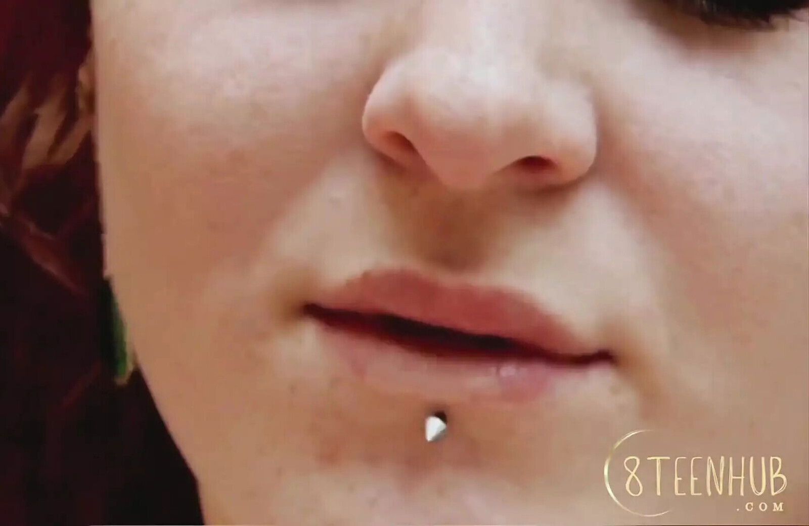 8teenhub Perky Titted, Milky Skinned Redhead Gets Couch with Vibrators