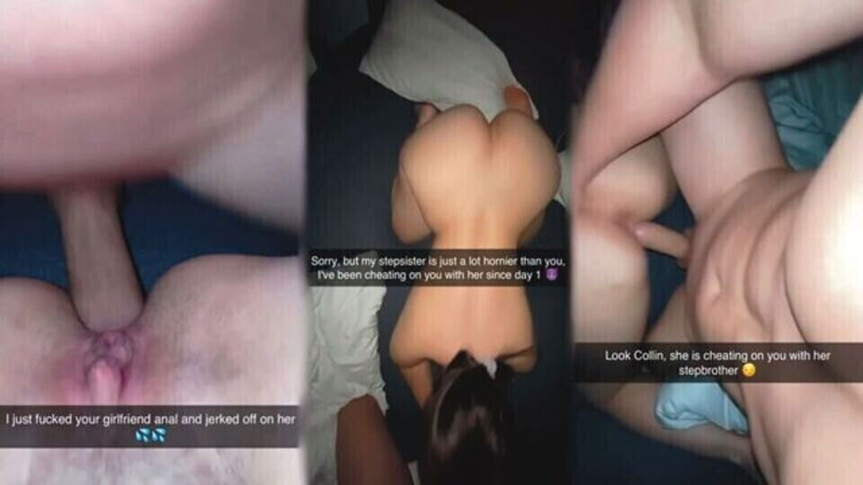 Stepsister cheats boyfriend with stepbrother