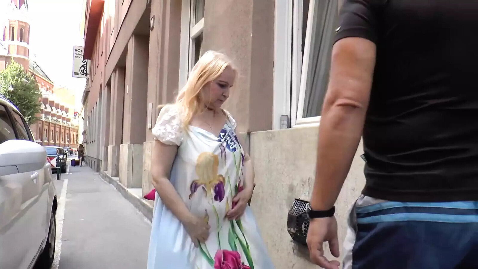 Picked granny gets slammed jizzed pussy