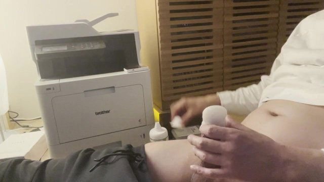 搾乳日記、近所の美魔女を想像して②（Milking diary, imagining beautiful witch neighborhood②）