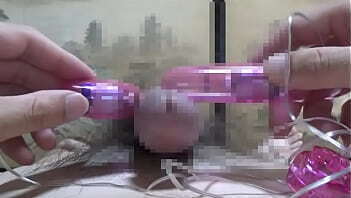 【個人撮影】ローターを使った男のオナニー