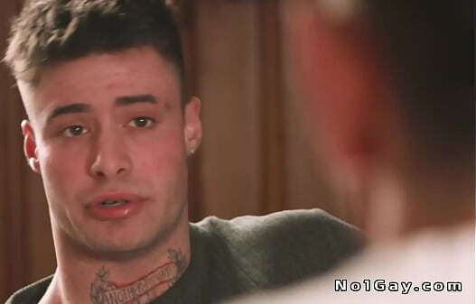 Enzo Muller fucked dinning room host Bruce Huxley