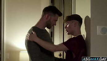 BOyfriends Cyrus Stark Caden Jackson celebrating together with tender passionate lovemaking