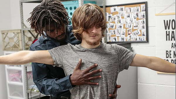 Twink Offers Follow Demands Mall Security Guard Copfucks