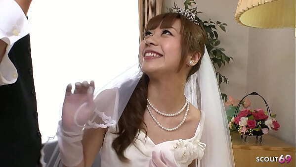 Small Japanese bride last Creampie Cheating Fuck before Wedding