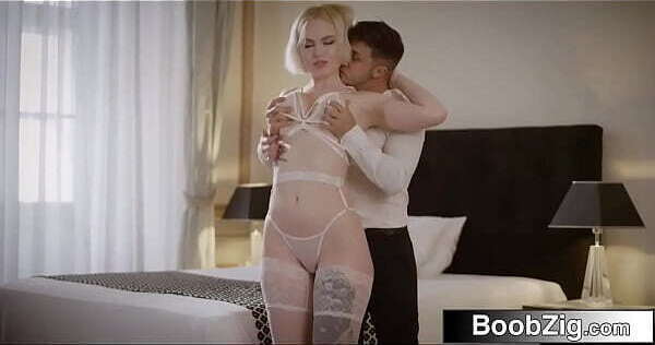 Irresistibly Beautiful Russian White Lingerie Fucked