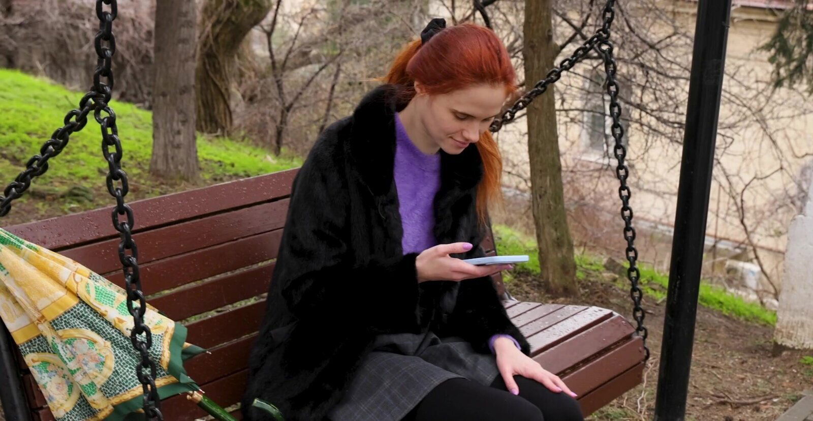 Redhead Angel enjoys while licking Robin Scherbatsky's pussy