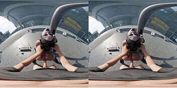 VReal Fuck Harley Quinn Public Before Police Arrive Laughing, Standing Doggy style, Busted