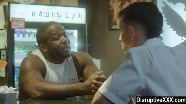 Desperate glory hole janitor