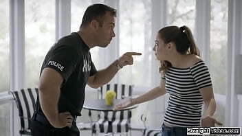 Officer facefucks bangs sisterinlaw