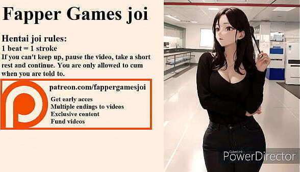 Hentai Succubus Edging (FapperGamesjoi) (Edging, joi) ending