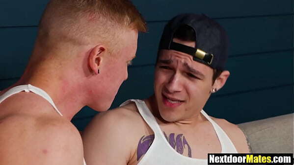 buddies play video games &amp_ fuck threesome