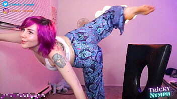Sensual Yoga with Tricky Nymph