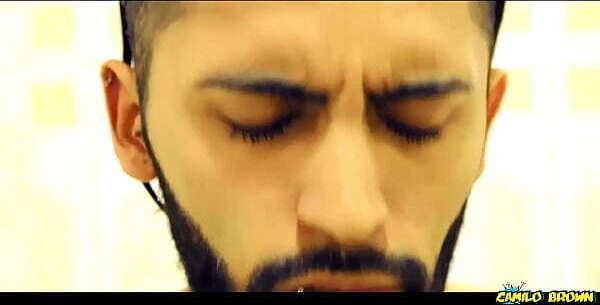 Sexy Masturbating slowly shower massive cumshot Camilo Brown